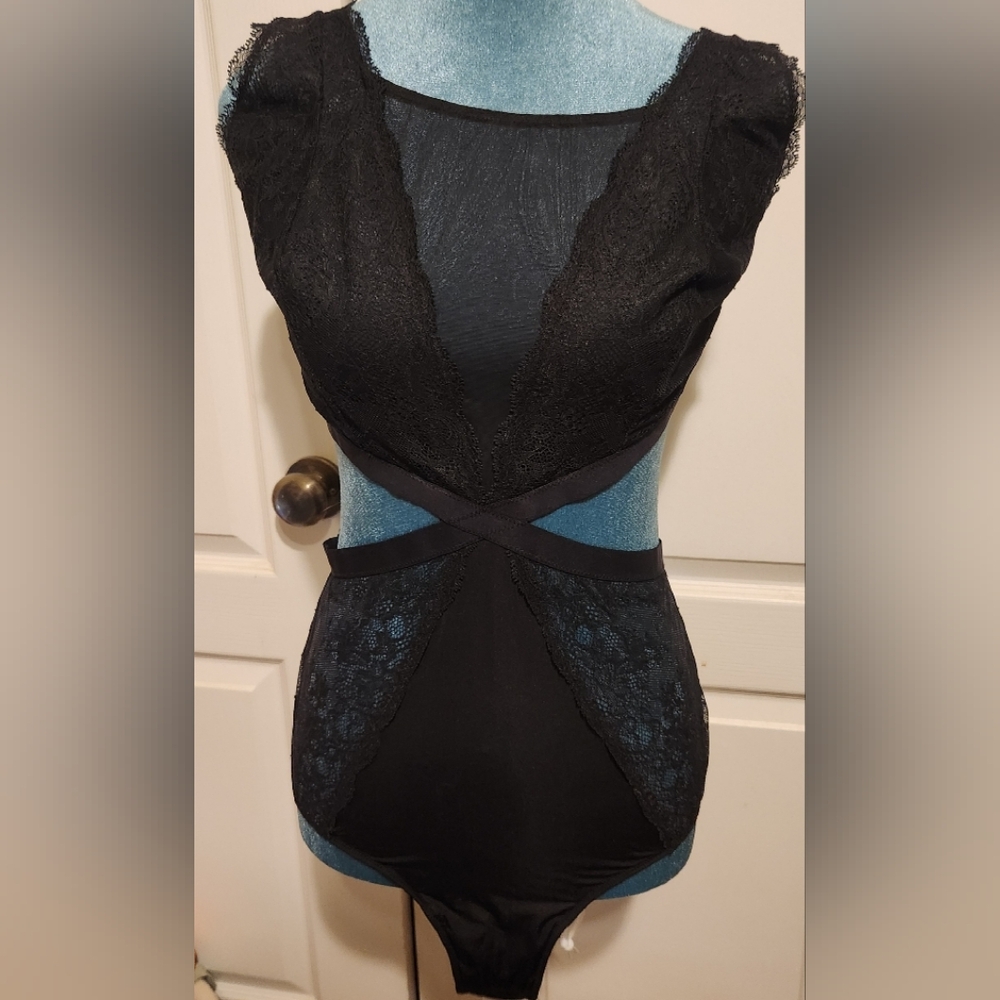 Black Lace Bodysuit